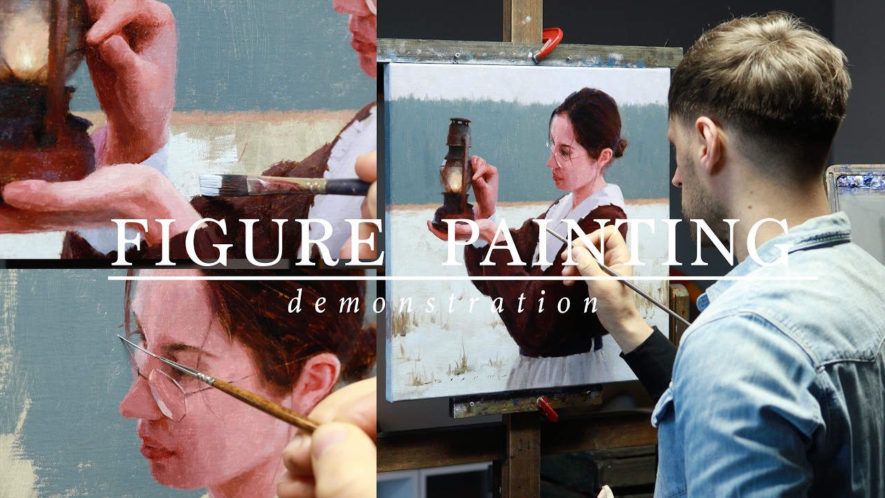 HOW TO PAINT REALISTIC PORTRAIT | step by step oil painting demo - YouTube