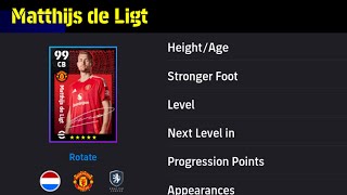 Training Free 99 rated De Ligt in new update of efootball mobile screenshot 1