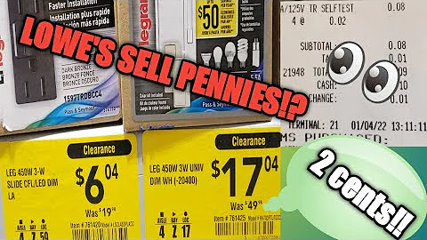 LOWE'S PENNY FINDS || PAID 2 CENTS FOR A $49 PRODU...