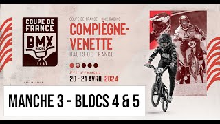 Coupe de France BMX Compiègne 2024 - Manche 3 - Blocs 4 et 5