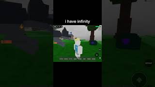 i have infinity in 99 nights in the forest #fyp #fypシ #jujutsukaisen #roblox #99nightsintheforest