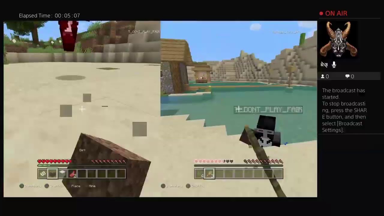 Minecraft skit 4 live - YouTube