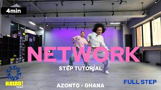 Learn in 3 min Network dance move | 🇬🇭 Azonto Ghana | Afro Dance Tutorial | HAIBO! Fitness