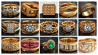 Latest Gold Ring Designs for Men 2025 | Stylish \& Royal Collection | 2AMJ