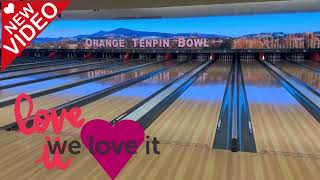 Orange Tenpin Bowl