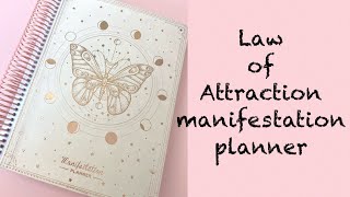 Law of attraction manifestation planner flip || Freedom Mastery