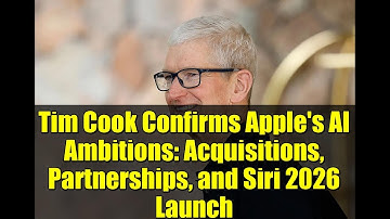 Tim Cook Confirms Apple