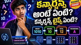 Number System Conversions Easy ga | DLCO Telugu for Beginners