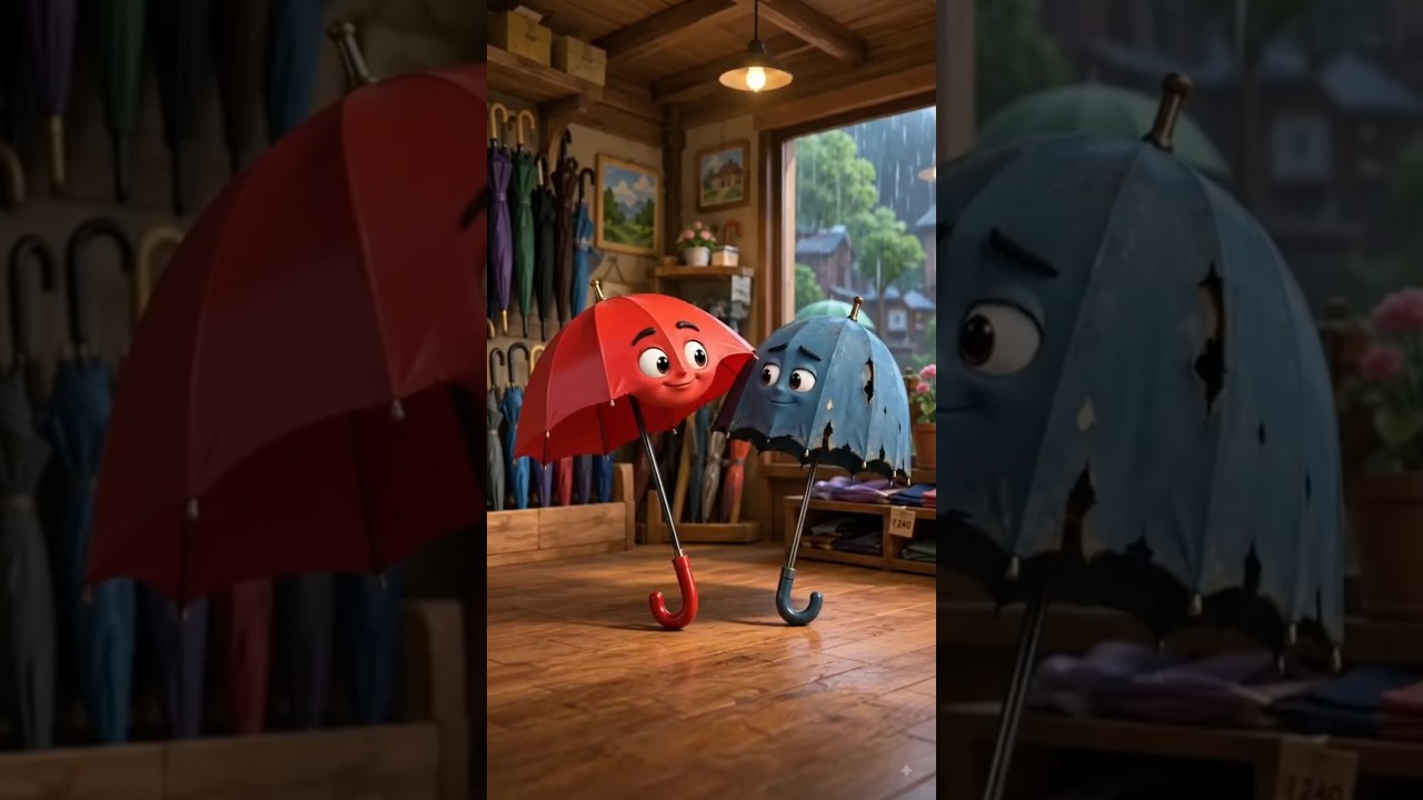 Everyone Ignored This Old Umbrella  |  #ytshorts #kathalu #bommalu #storiesintelugu #neethikathalu