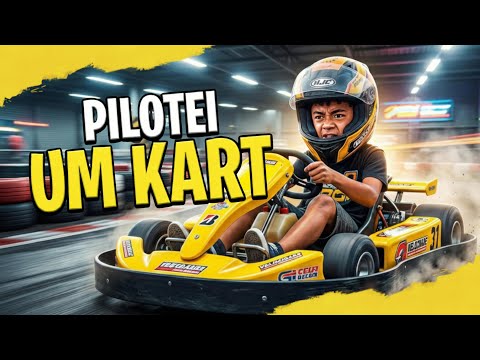 O DESAFIO AGORA É ANDAR DE KART