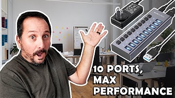 Powered USB Hub - ACASIS 10 Ports - Speed Test
