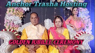 Anchoring In 50th Marriage Anniversary | Best Wedding Anniversary Anchor | Golden Jubilee Ceremony
