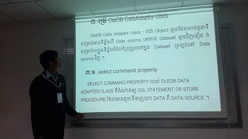 1-Advanced C#: Chapter 5 DataAdapter, DataSet and DataTable; Mr. Eng Try and Mr. Chheang Mengheang