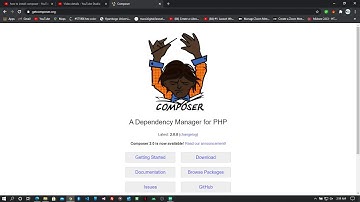 how to install composer (dependency manager for php )
