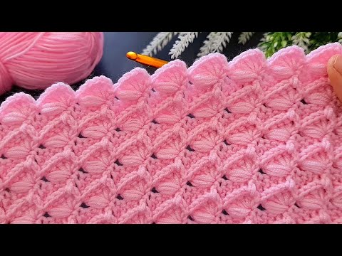 This stitch is a true work of art! A wonderful crochet stitch for the winter seaso