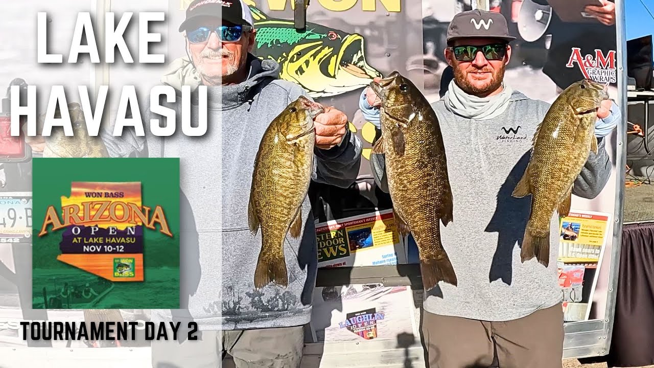 2023 WON Bass AZ Open Tournament Day 2 – Bass Fishing Lake Havasu AZ