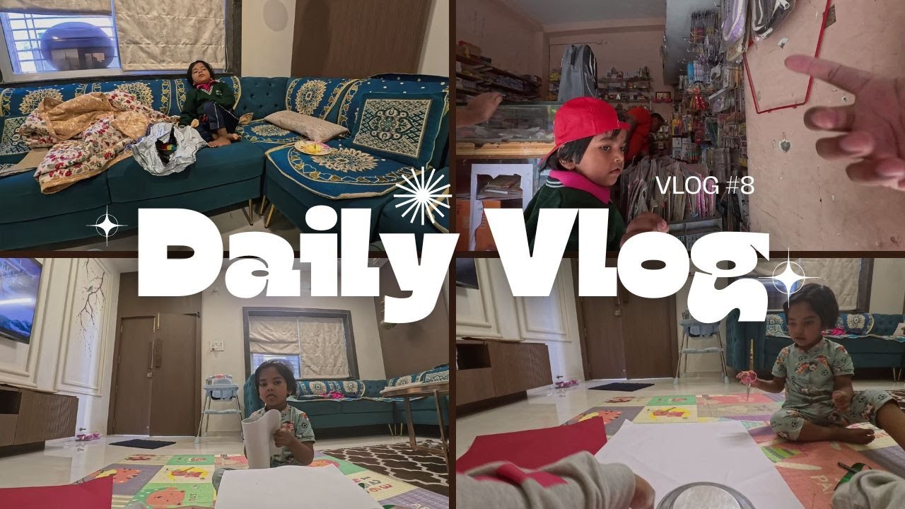 Grisha ka School Project | Mummy ke Saath Fun Learning #8