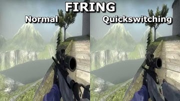 Does quick-switching speed up snipers in CS:GO?