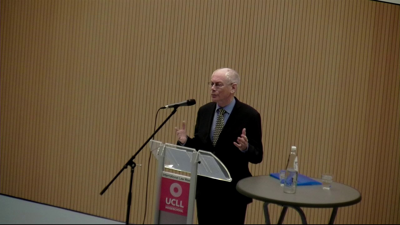 Herman Van Rompuy @ UCLL Law Week Bedrijfsmanagement