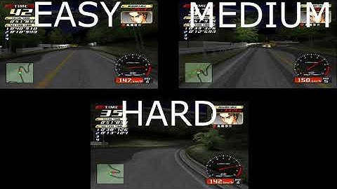 Initial D Special Stage - Difficulty setting test
