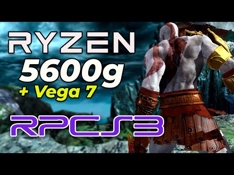 God Of War 3 (RPCS3)  Ryzen 5600g + Vega 7 | DESEMPENHO INSANO COM GRÁFICO INTEGRADO!