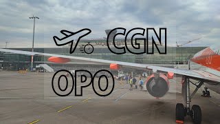 Porto (OPO) - Cologne Bonn (CGN) flight time-lapse