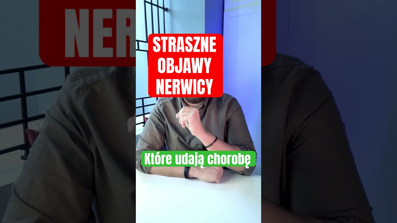 🚨STRASZNE objawy nerwicy, które udają chorobę #nerwica #psychologia #rozwójosobisty