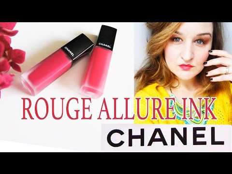 CHANEL ROUGE ALLURE INK ALL 8 LIP SWATCHES 