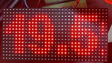 P10 Display With Arduino Analog Input.