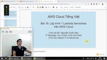 Bài 18: Lập trình 1 Lambda Serverless trên AWS Cloud