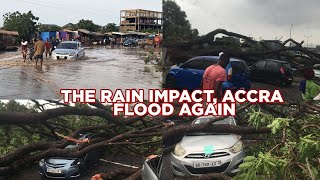 SAD, CARS DESTROYED BY TODAY’S RAIN, ACCRA FLOODS AGAIN.