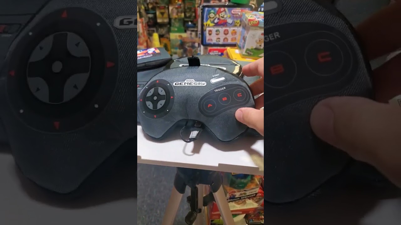 Sega Genesis and controller plush from Kid Robot