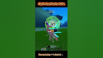 ⚡ Insane LIGHT Combo in Blox Fruits 😱 One Shot Damage!