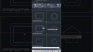 OFFSETGAPTYPE Command in AutoCAD