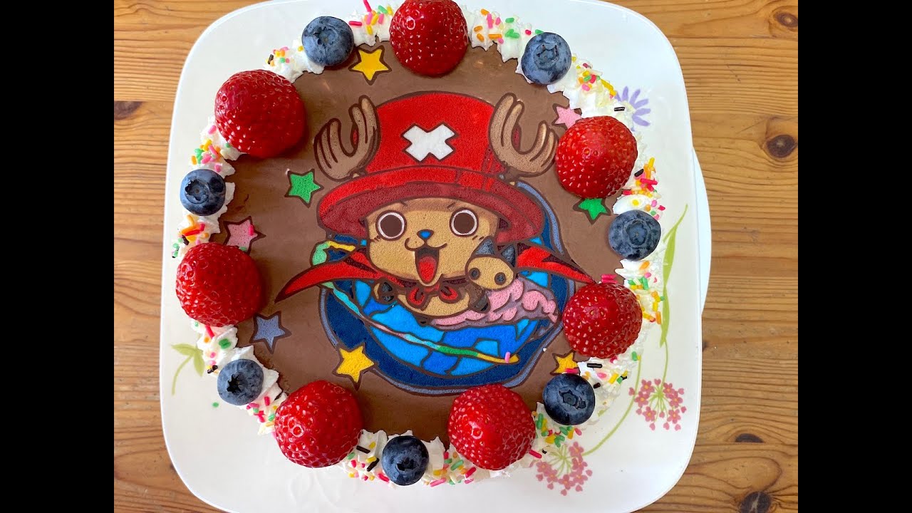 キャラケーキの作り方 ワンピース チョッパー One Piece Youtube