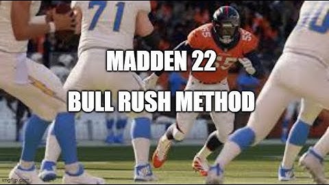Madden 22 Glitches Cheats and Tips - Bull Rush Glitch Method