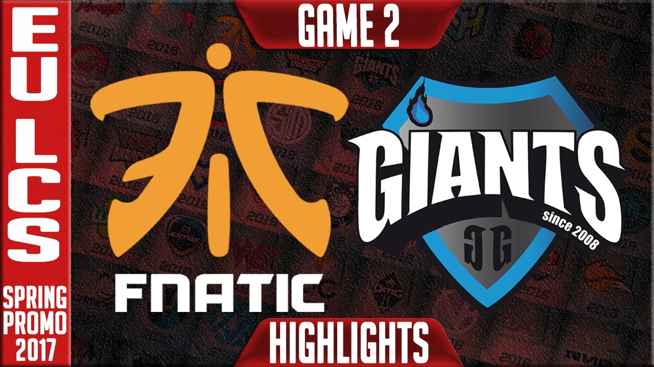 Fnatic Academy vs Giants Game 2 Highlights - EU LCS Summer Promotion 2017 - FNA vs GIA G2