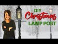 Wow! DIY Lamp Post: Farmhouse Decor On a Budget!