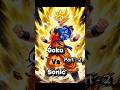 Goku vs Sonic Part 2 🔥 Ultra Instinct Goku vs Cosmic Sonic Full Fight #anime #fight #shorts