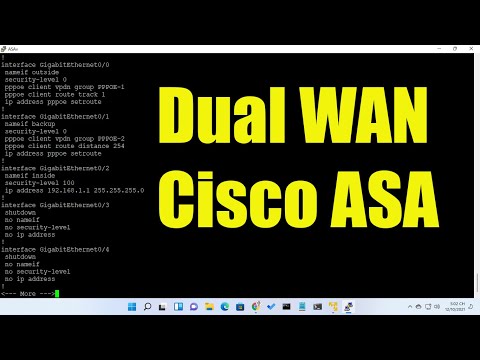 Video: Bagaimana mengkonfigurasi firewall Cisco ASA?