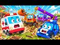 CONSTRUCTION GONE WRONG! Vehicles Face a CHAOTIC Work Mission 😳🚧 | Vehicles Animation