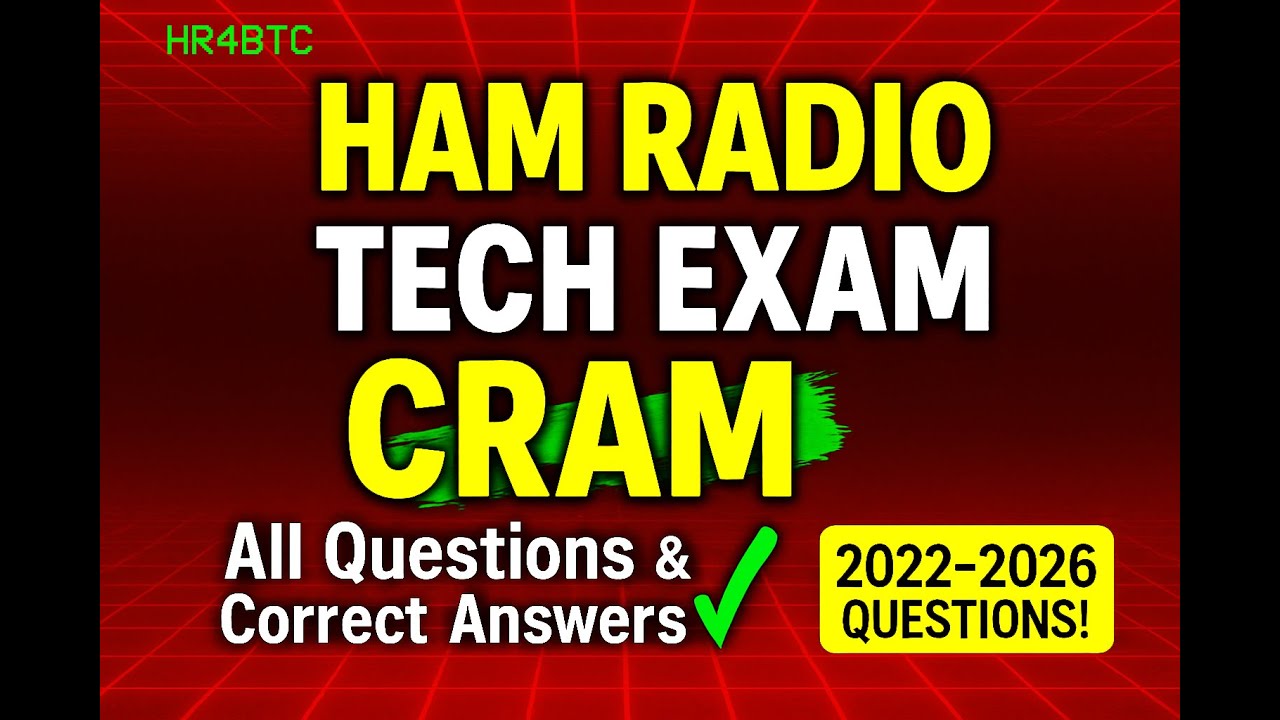 Ham Radio Tech Exam Cram: All Questions and Correct Answers By HR4BTC ...