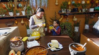 Para Comer A Gusto Una CARNE CON CHILE Y Una Agua Fresca De Pina !