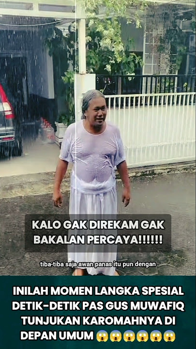 INILAH MOMEN LANGKA SPESIAL KETIKA GUS MUWAFIQ TUNJUKAN KAROMAHNYA DI DEPAN UMUM! #waliallah #shorts