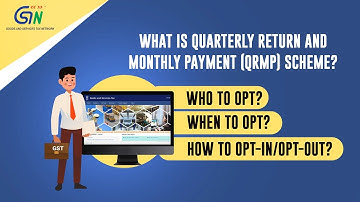 File your GSTR-3B on Quarterly basis under QRMP Scheme. Watch video...