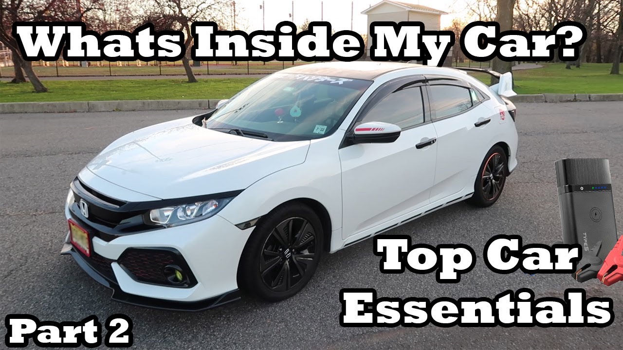 Interior Car Tour + Must Have Accessories For Your New Honda Civic!