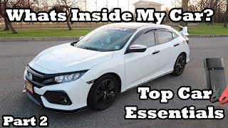 Interior Car Tour + Must Have Accessories For Your New Honda Civic!