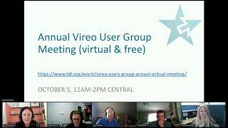Vireo Users' Group Meeting - USETDA 2021 Conference screenshot 2
