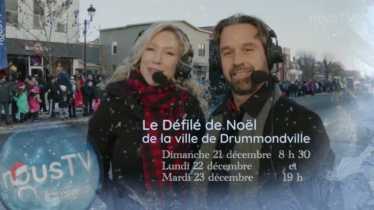 Défile de Noël 2025 - Vivez la magie des fêtes sur nousTV - 100% local