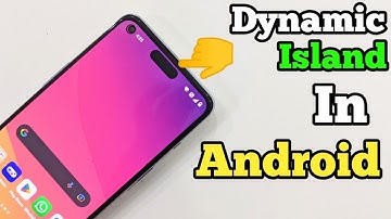 Dynamic Island in Android Phone | Best Dynamic Island App For Android | How To Use Dynamic island ?